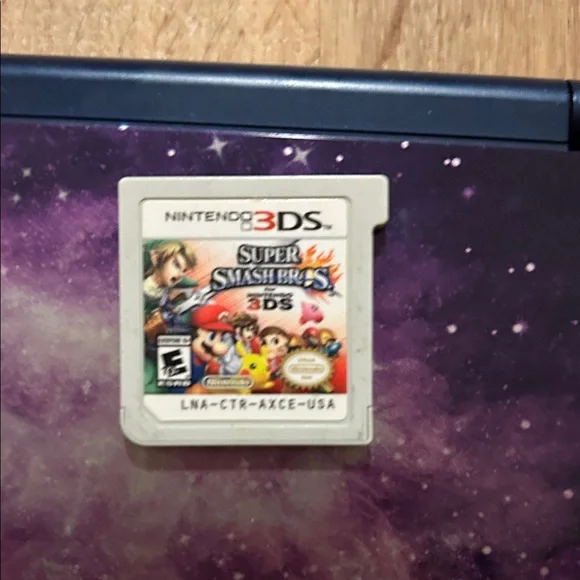 Nintendo Handheld Console - Purple Galaxy Design with 1 game